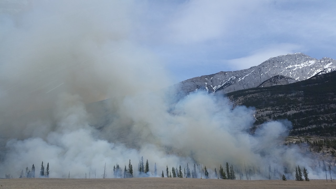 Wildfire in the Mountains