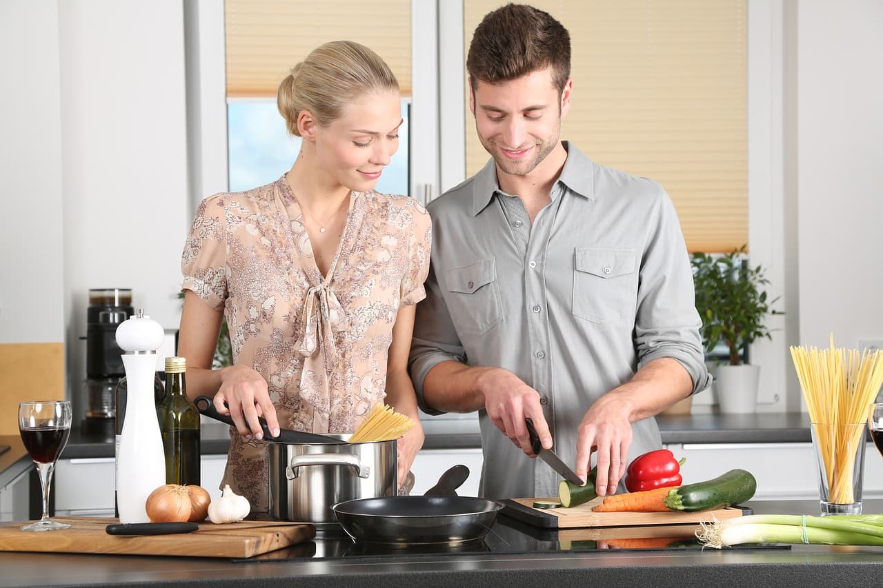 People in a Kitchen