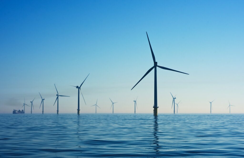 Windmills in water